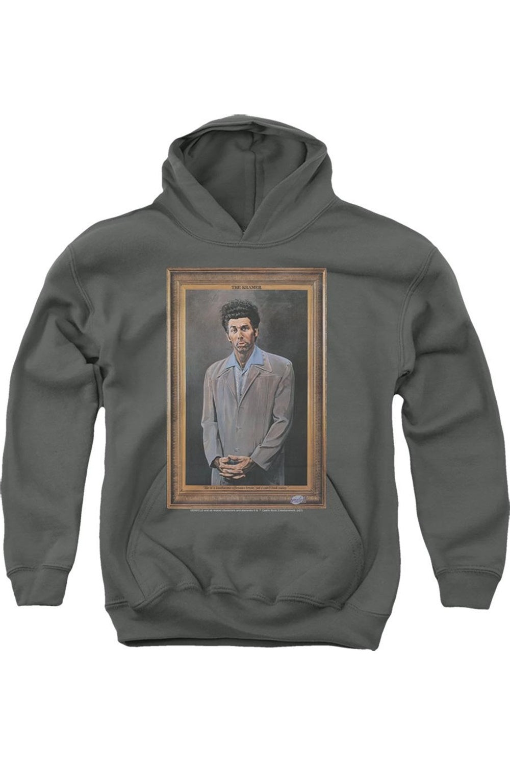 

Толстовка с капюшоном "Портрет Крамера" из сериала Seinfeld Gildan, Charcoal