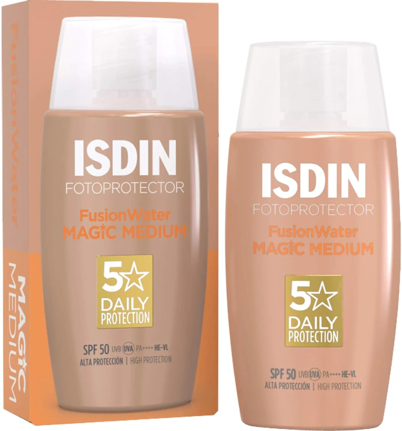 Солнцезащитный крем для лица ISDIN Fusion Water Color Bronze SPF 50 бронзовый оттенок 50 мл — фото 3