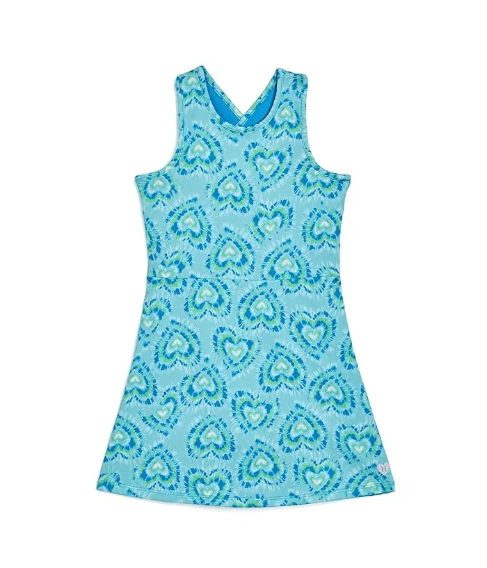 Платье A-line с принтом Active A-Line Dress Hatley Kids, Begonia Pink/Ecru