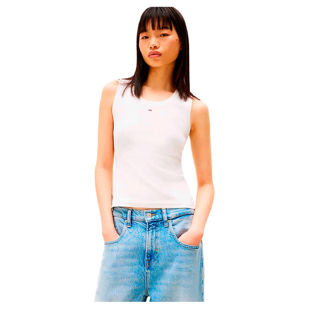 

Футболка без рукавов Tommy Jeans Essential, белый