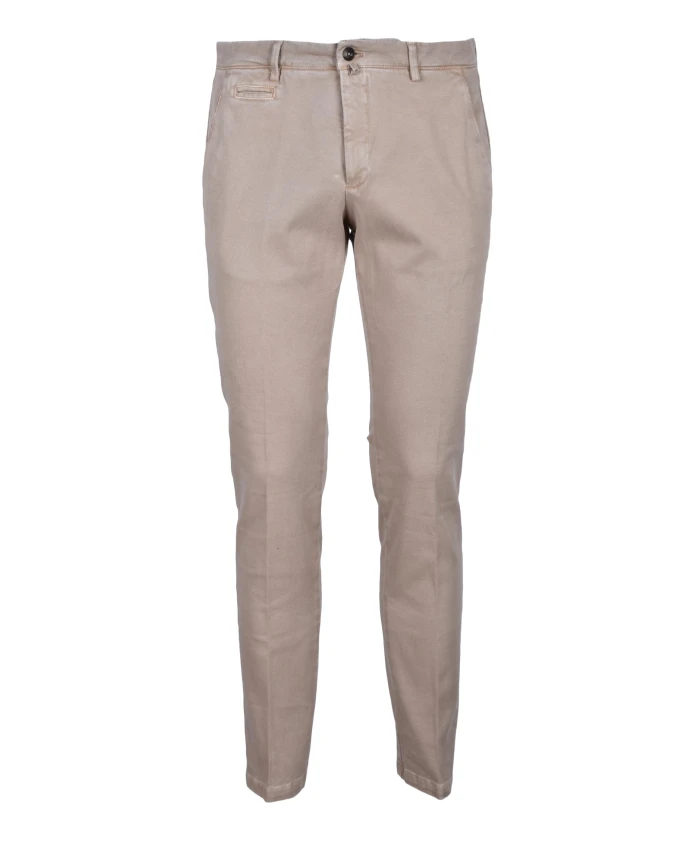 

Повседневные брюки из хлопка и эластана Briglia, бежевый