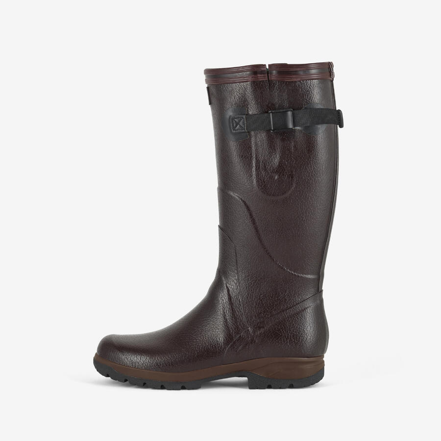 Водонепроницаемые резиновые сапоги Aigle Terra Pro Vario, коричневые — фото 2