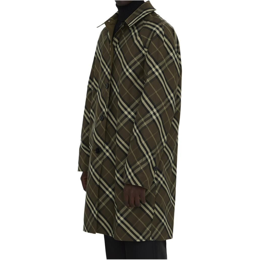 Пальто Мужское Burberry зеленый — фото 4
