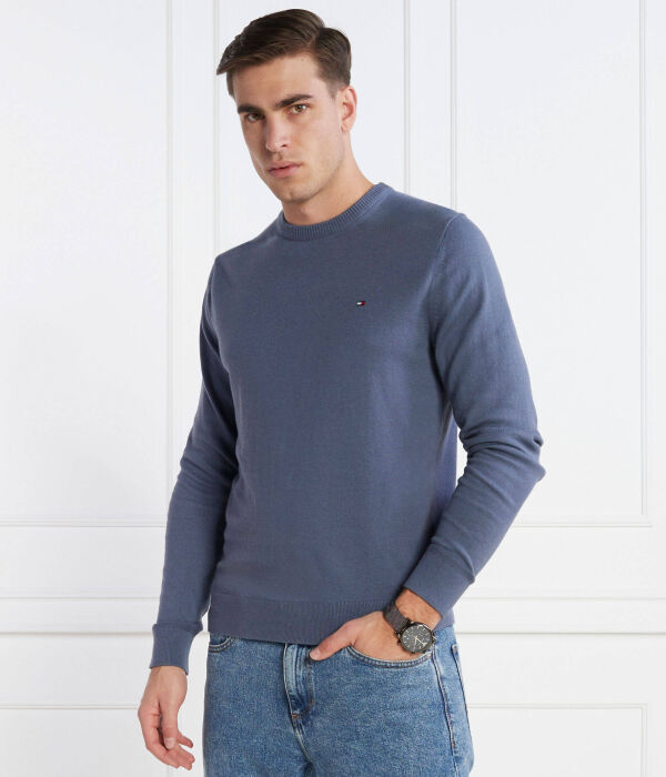 Джемпер мужской Tommy Hilfiger с добавлением кашемира, синий — фото 3