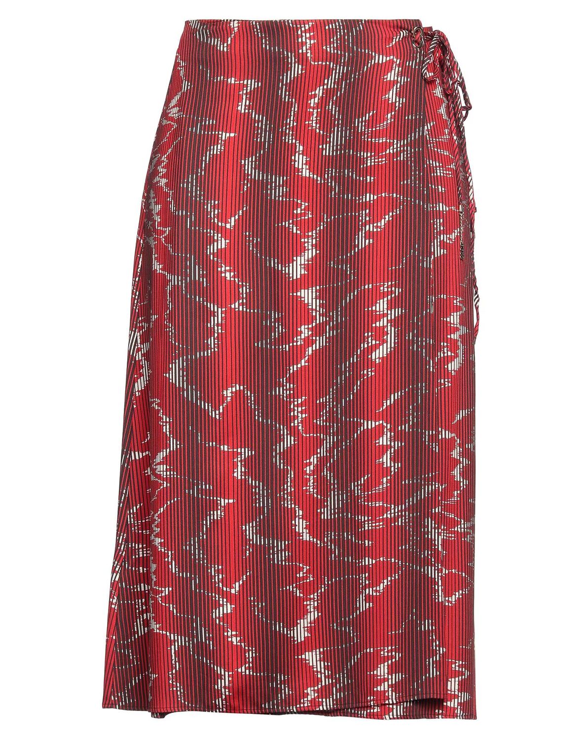 

Юбка миди Boss, красный