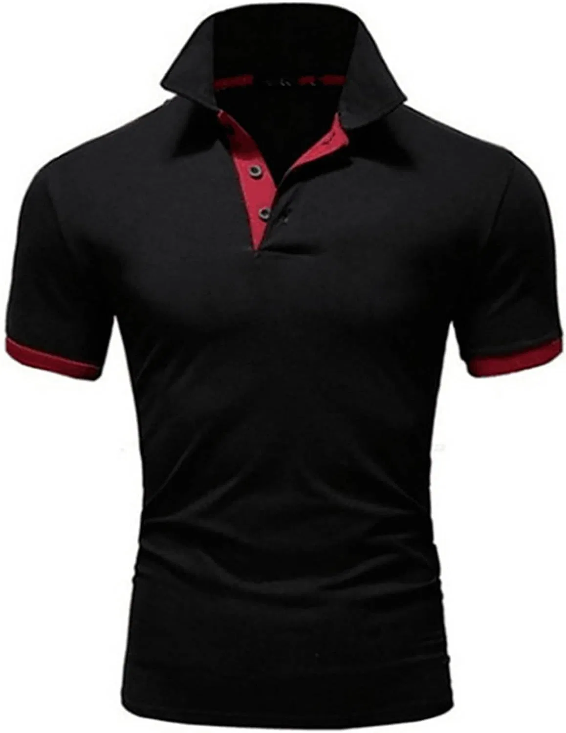 Футболка мужская с коротким рукавом, хлопковая, Black, размерная линейка S-5XL