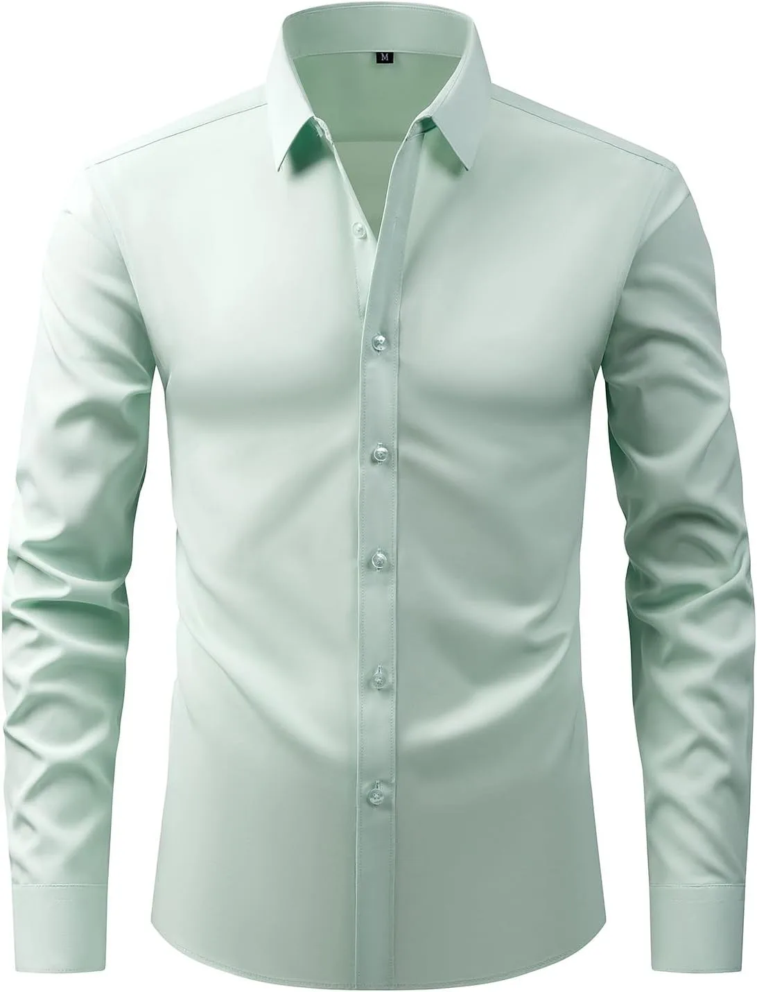 

Мужская рубашка Stretch Long Sleeve Button Down, Slim Fit, Wrinkle Free OSFVNOXV