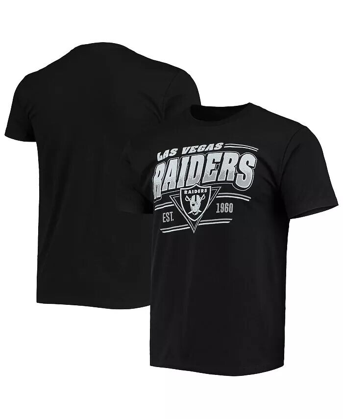 

Мужская черная футболка с надписью Las Vegas Raiders Throwback Junk Food
