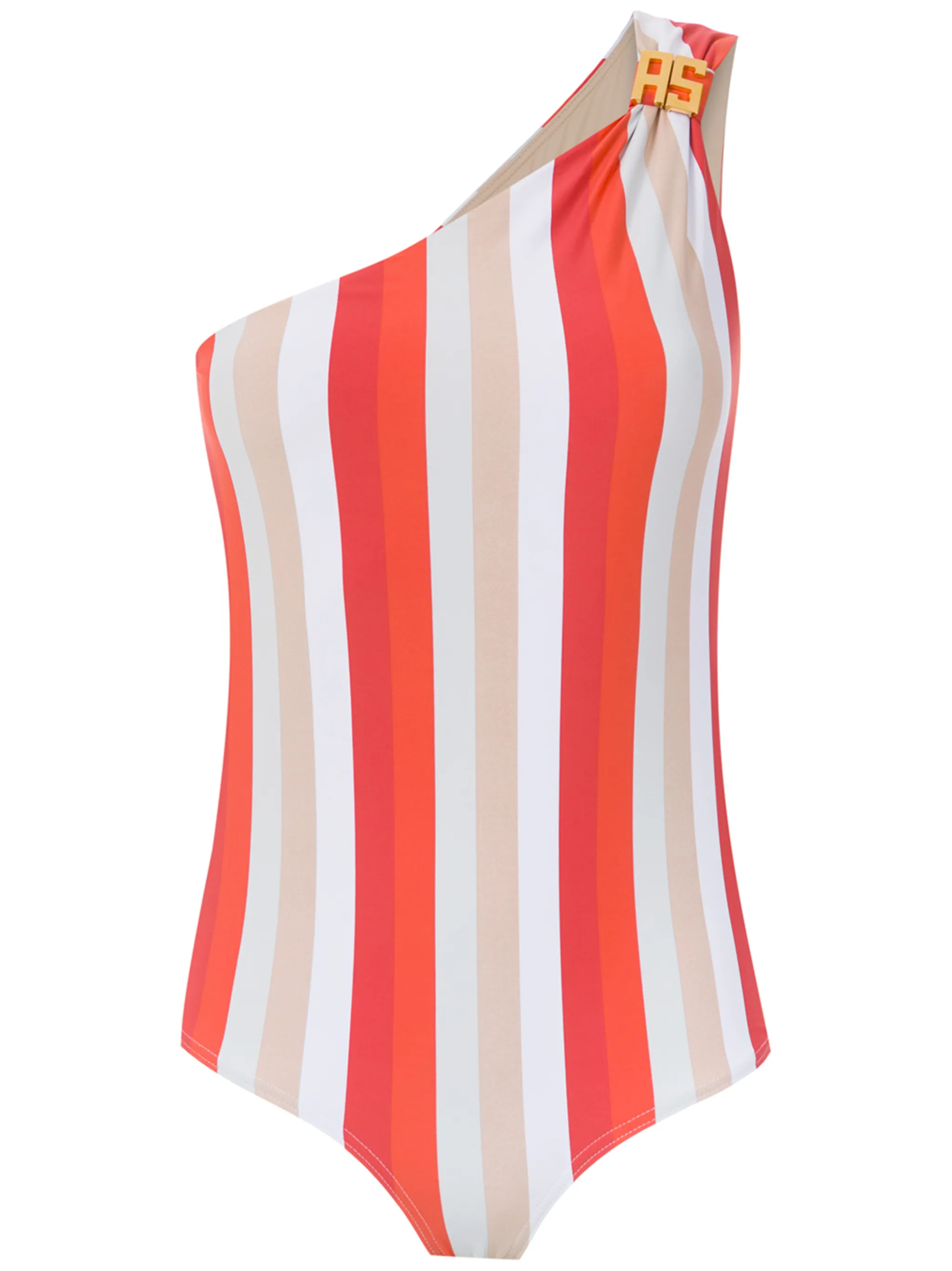 

Купальник на одно плечо Amir Slama, красный