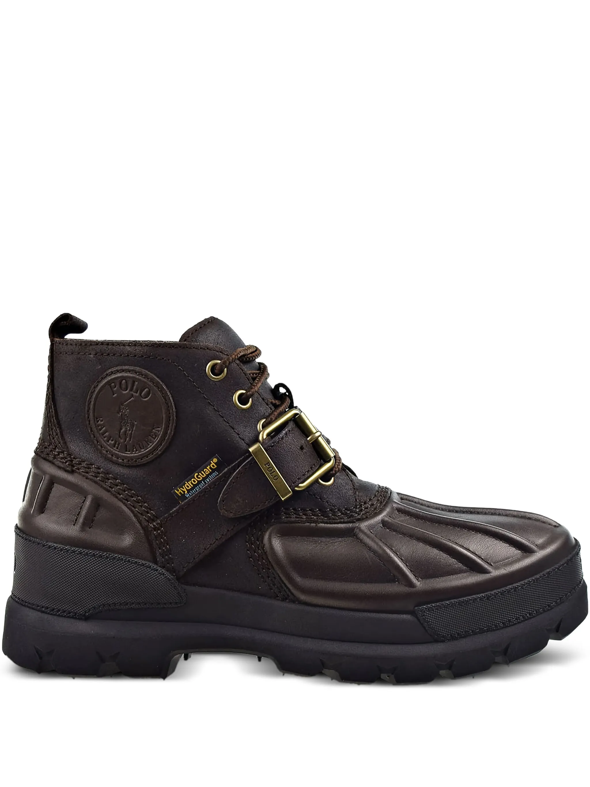 

Высокие кеды с пряжкой Polo Ralph Lauren, коричневый