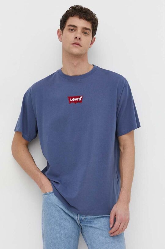 

Хлопковая футболка Levi's, синий