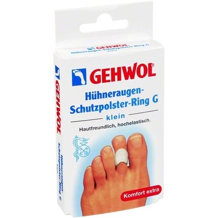 

Gehwol Corn Ring G Защитная накладка Гелевое кольцо на палец, маленькое, Eduard Gerlach Gmbh