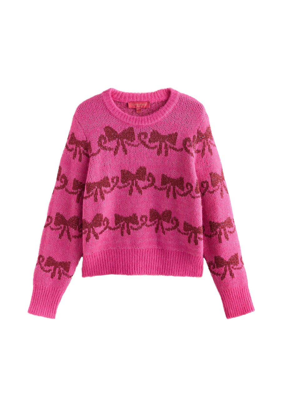 

Джемпер Next Jumper, Bright Pink Sparkle Bow/Mottled Pink