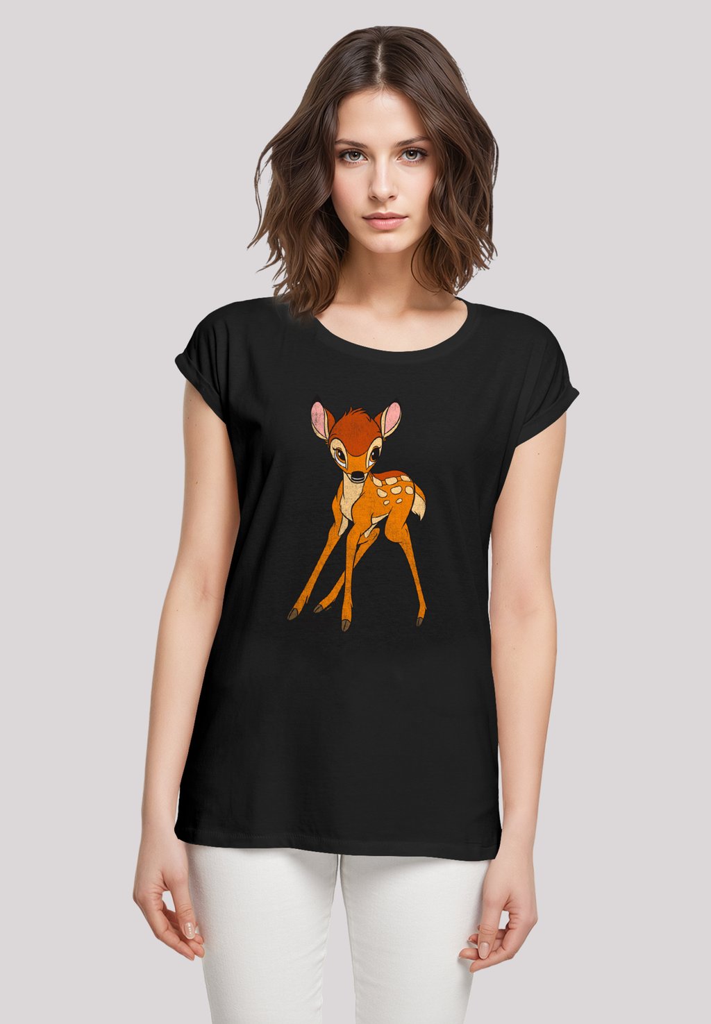 

Футболка с принтом DISNEY BAMBI F4NT4STIC, черный