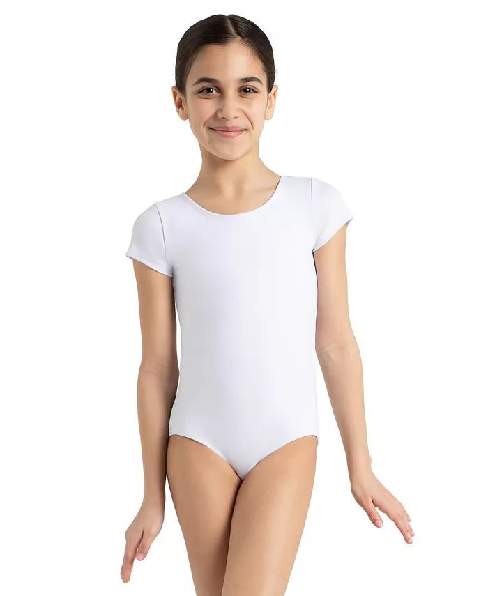 

Купальник с коротким рукавом для девочек Capezio, белый