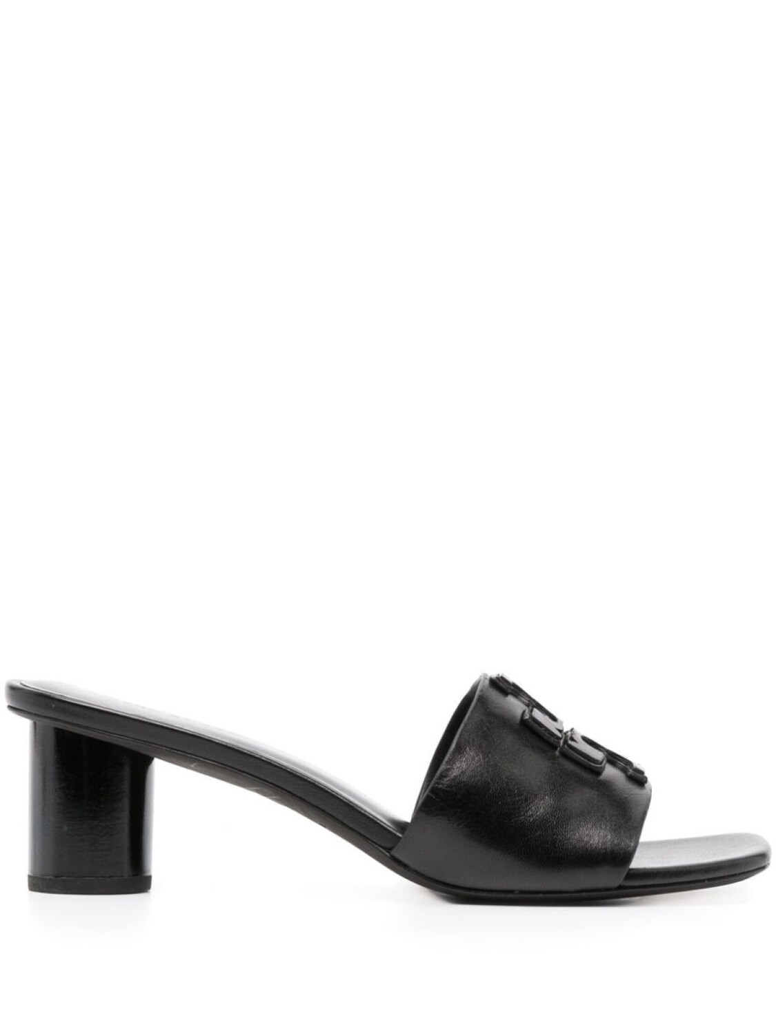 

Tory Burch босоножки с нашивкой-логотипом, черный