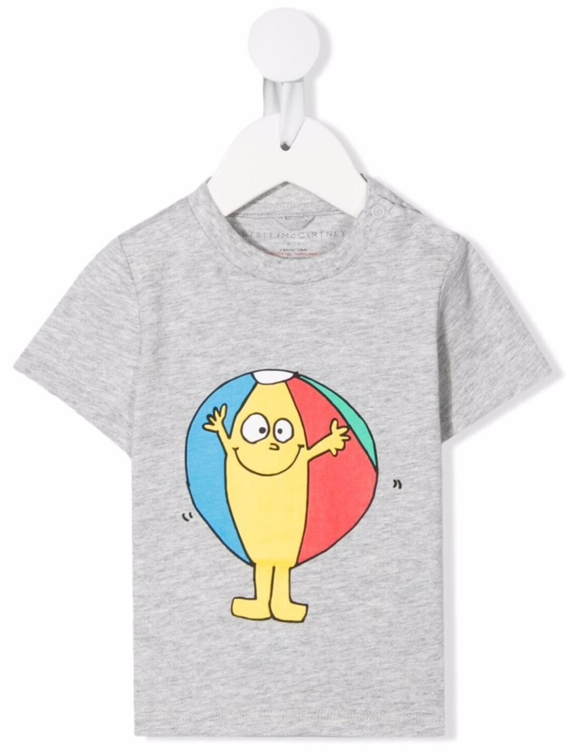 

Stella McCartney Kids футболка Beachball с принтом, серый