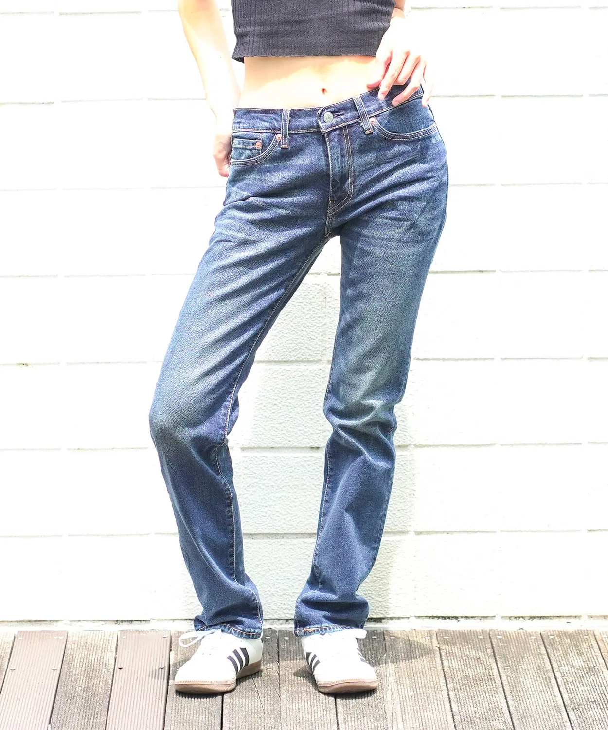 Джинсы LEVI'S 511 Slim Fit Straight, синие — фото 2