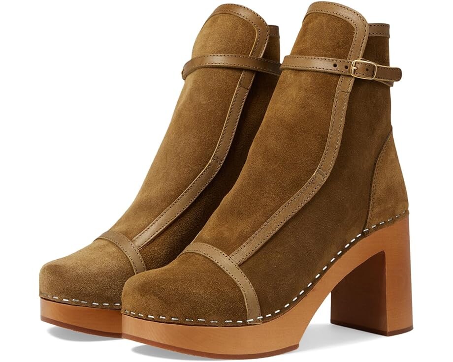 

Ботинки Swedish Hasbeens Sophisticated Jodhpur, цвет Tabacco Suede