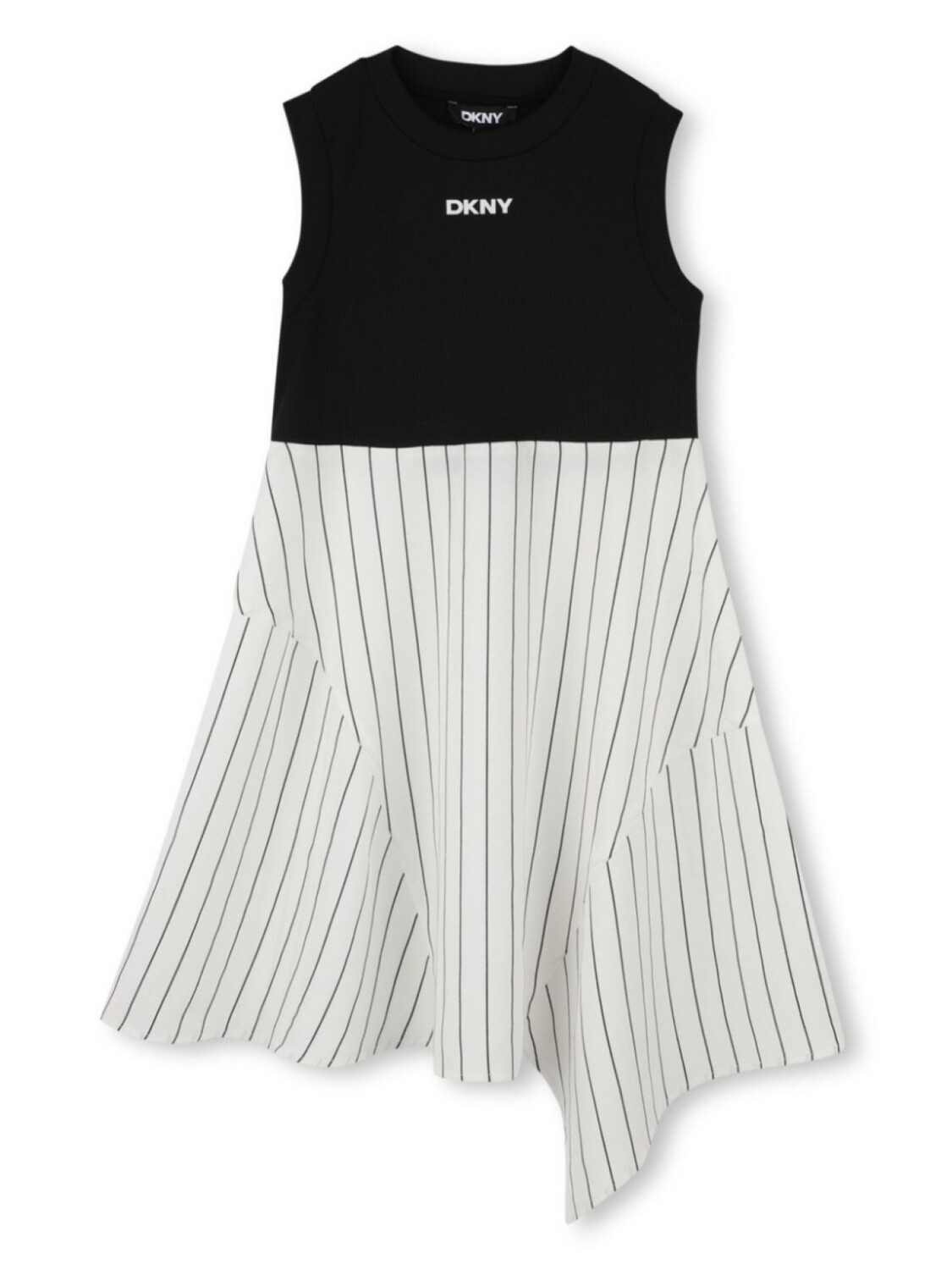 

Dkny Kids платье в полоску, черный