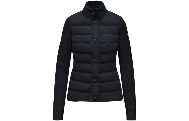 

Пуховик женский черный Moncler