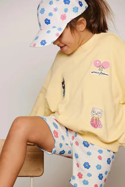 Худи детское хлопковое Minibabies Mini Rodini, желтый