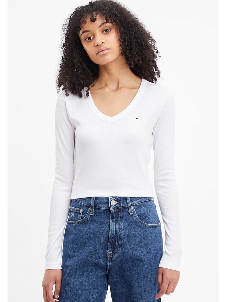 

Лонгслив Tommy Hilfiger, белый