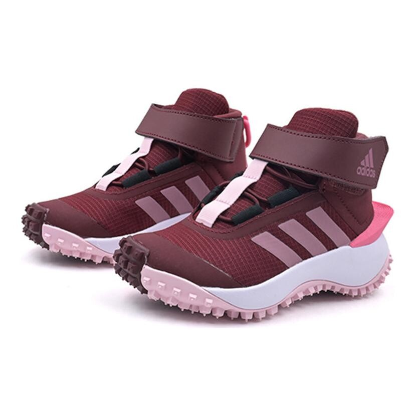 Fortatrail Kids Кроссовки детские низкие красные/розовые Adidas, темно-красный/фиолетовый/розовый — фото 3