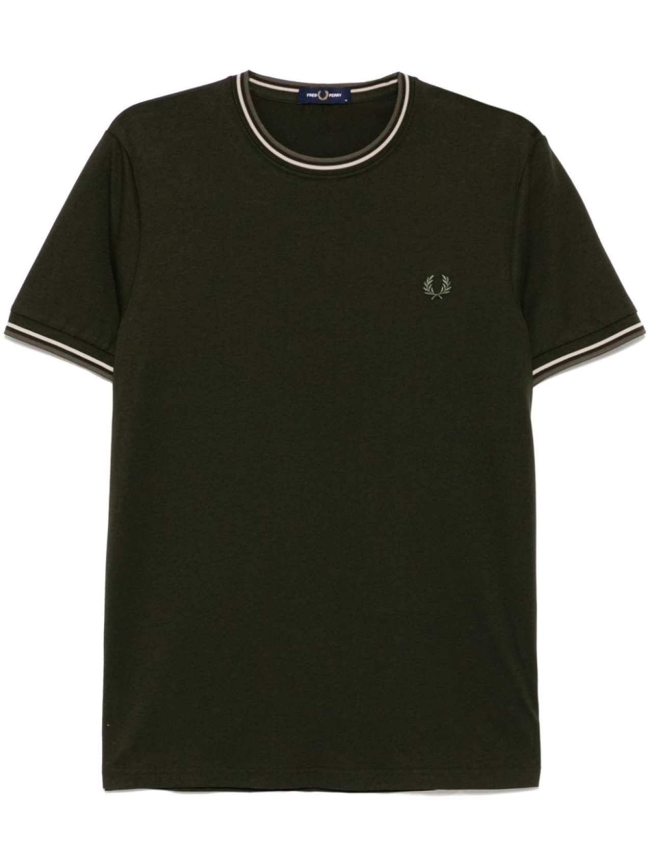 

Fred Perry футболка Tipd, зеленый