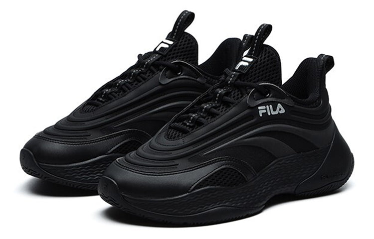 Спортивные кроссовки (WMNS) Fila Fusion Ray 'Triple Black', черный — фото 3