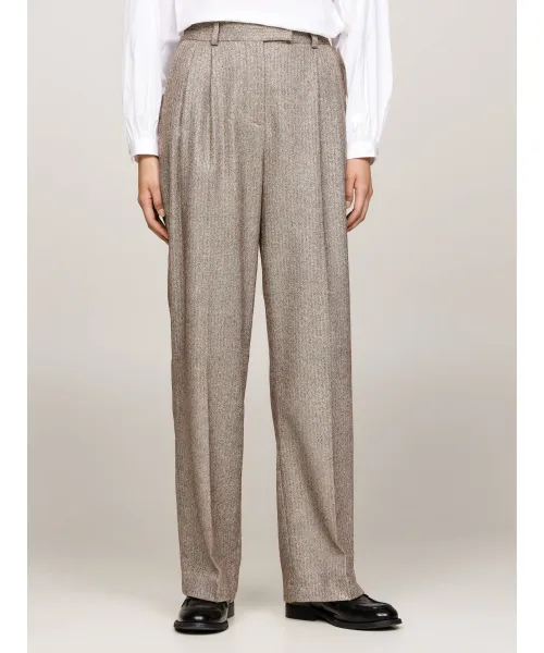 

Брюки Flare fit Tommy Hilfiger, бежевый