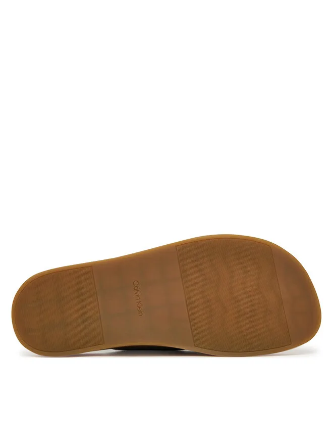 Calvin Klein Мюли Ergon Double Bar Sandal Su HM0HM02094 зеленые — фото 4