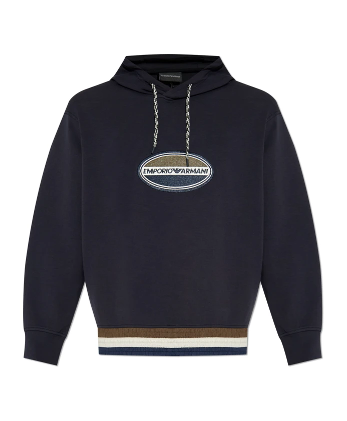 

Толстовки и худи Emporio Armani, синий