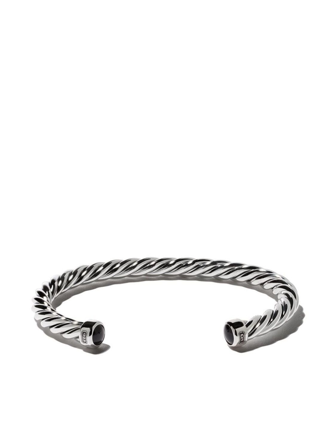 

Серебряный браслет Cable Cuff с ониксом David Yurman