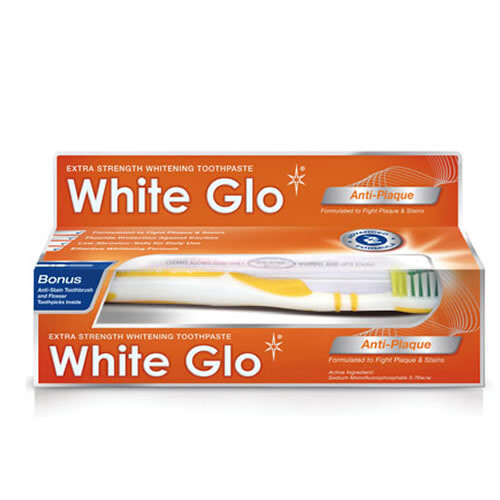 

White Glo, Anti-Plaque, набор, 2 шт