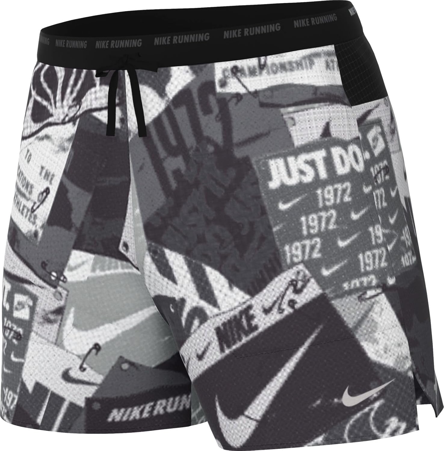 

Мужские шорты Nike Stride Run Energy Gefütterte Dri-fit-laufshort Für Herren (около 12,5 см), Off Noir/Black/Black/Reflective Silv