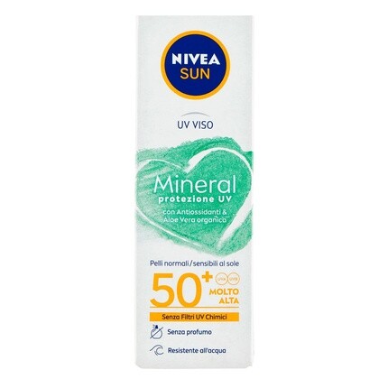 

Солнцезащитный минеральный крем для лица Fp50+ 50 мл, Nivea