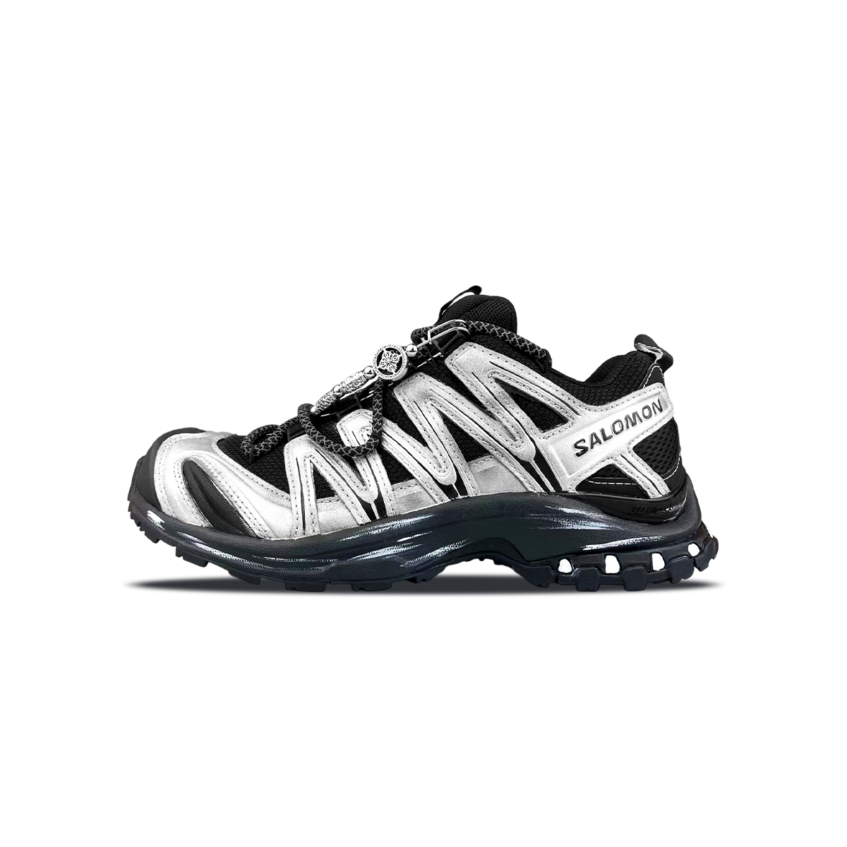 SALOMON Кроссовки XA PRO 3D Abrasion Resistant Support Low top Outdoor Unisex Silver Black — фото 3
