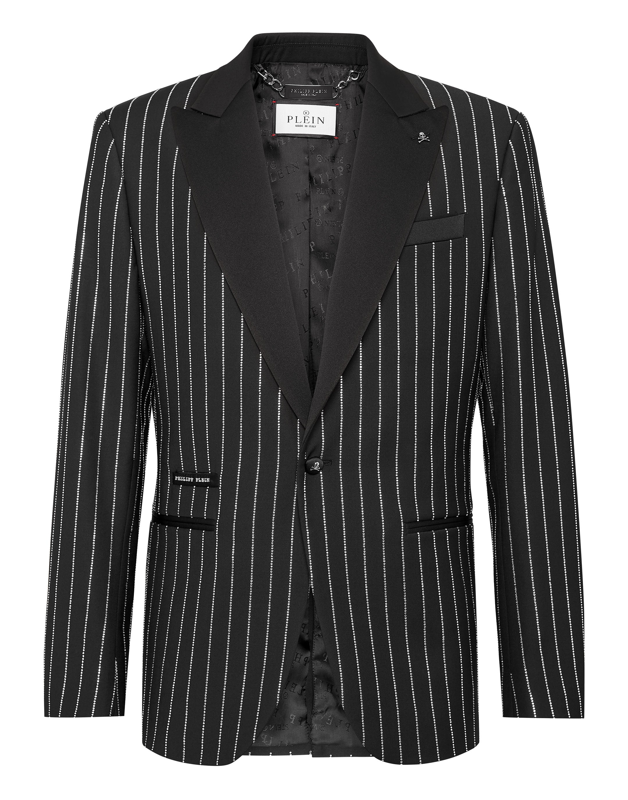 

Шерстяной блейзер Lord fit PHILIPP PLEIN, черный
