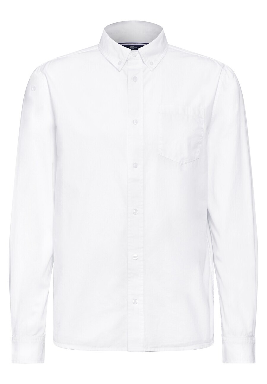 

Повседневная рубашка Street One MEN Regular fit Button Up Shirt, белый