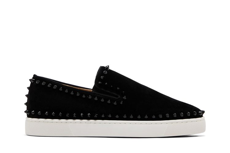 

Кроссовки Christian Louboutin Pik Roller Boat 'Black', черный