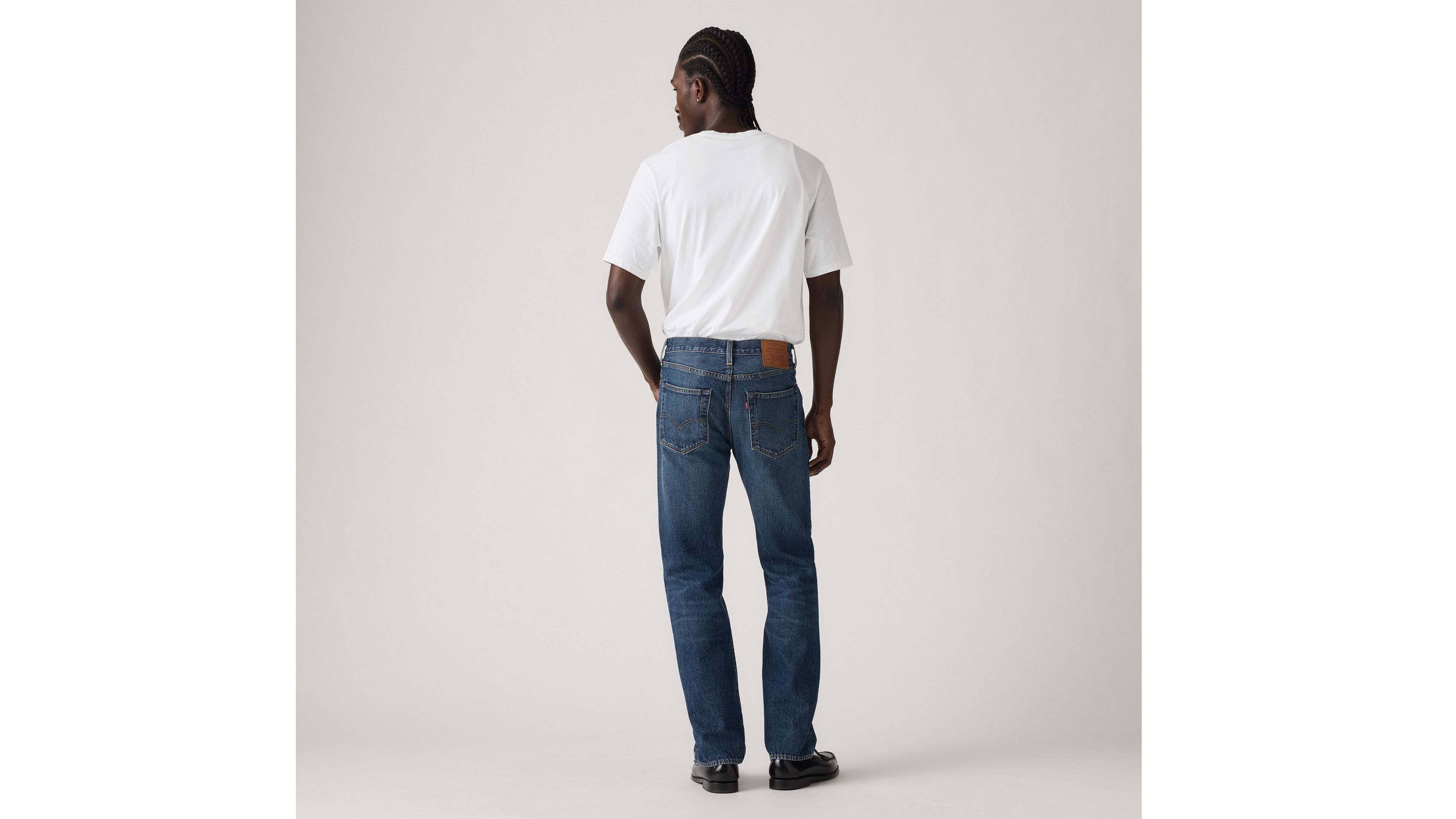 Мужские джинсы Levi's 501 Original Thermodapt, насыщенный темно-синий — фото 3