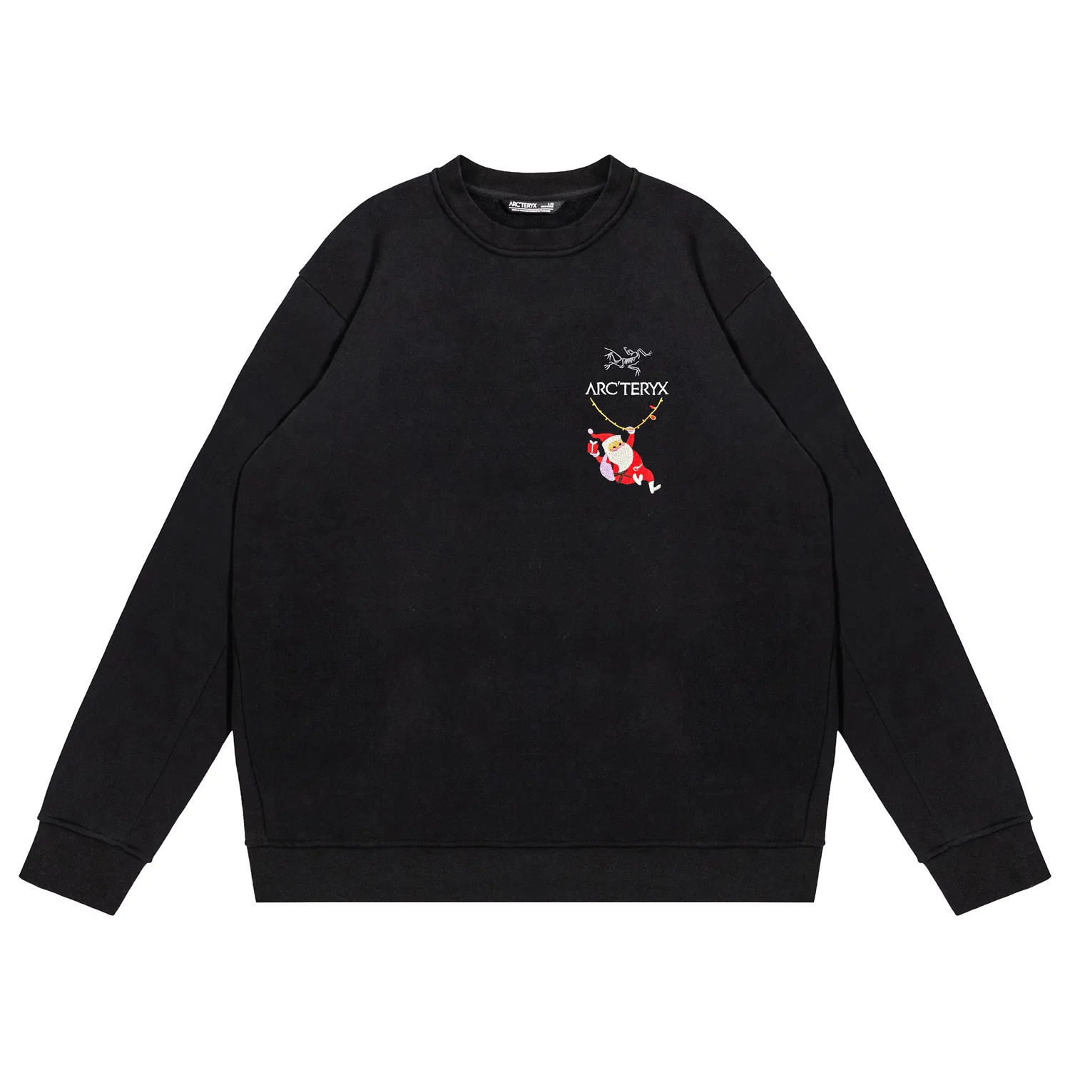 Свитшот с вышивкой логотипа Arcteryx Black
