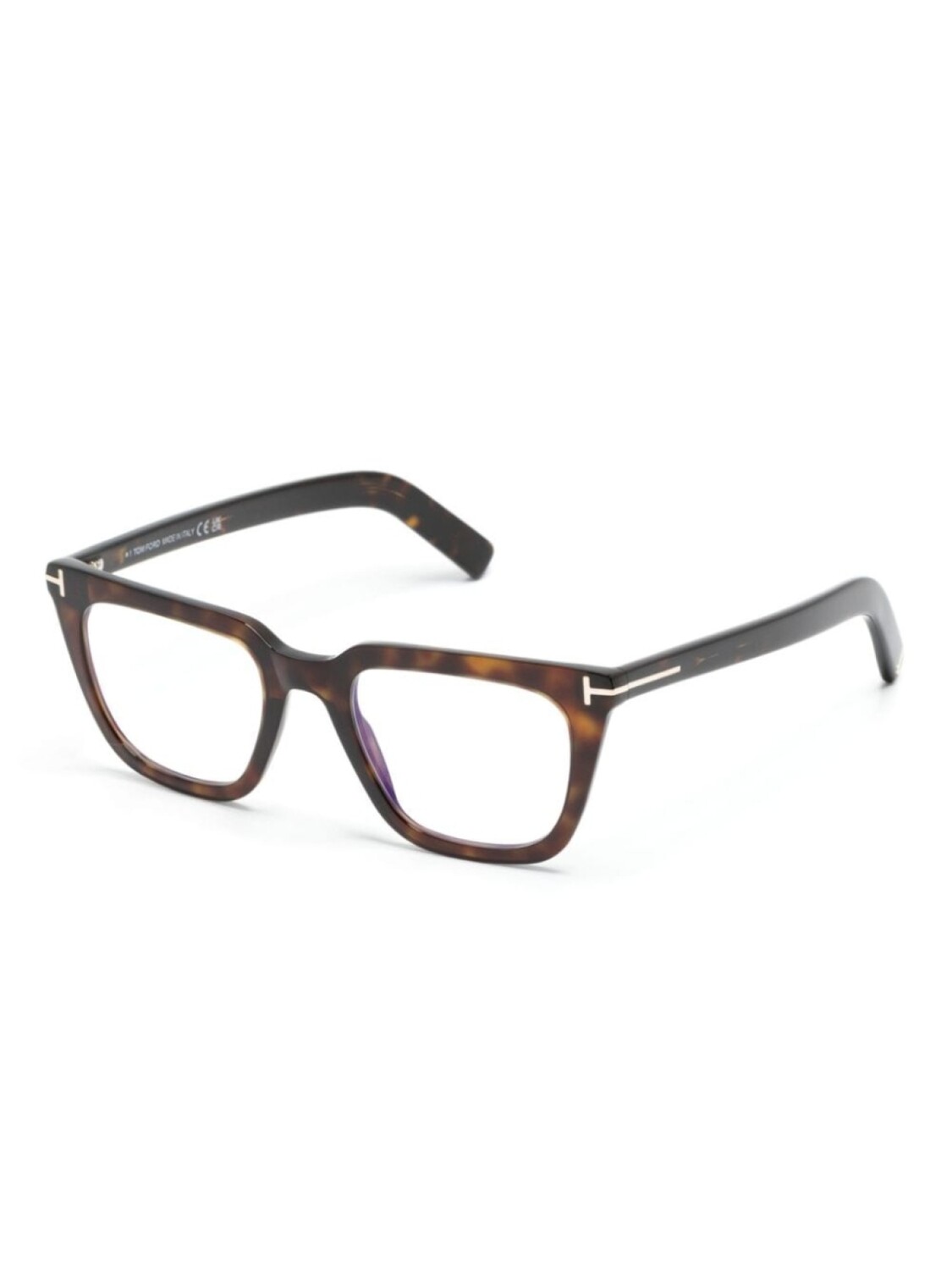 TOM FORD Eyewear очки TF5963B в квадратной оправе, коричневый — фото 2