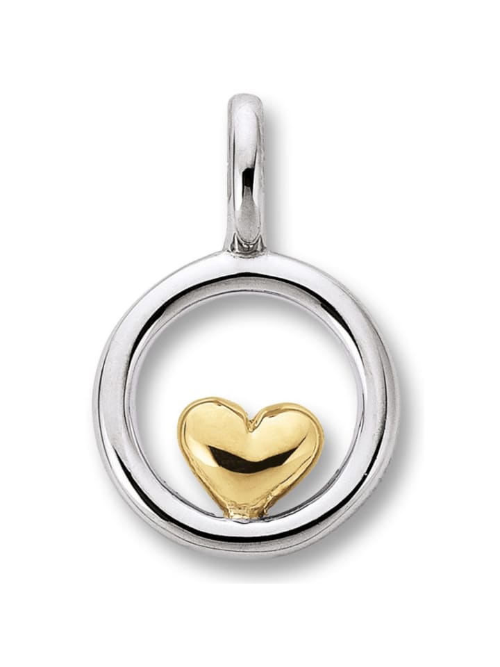 

ONE ELEMENT Кулон в форме сердца из серебра 925 пробы