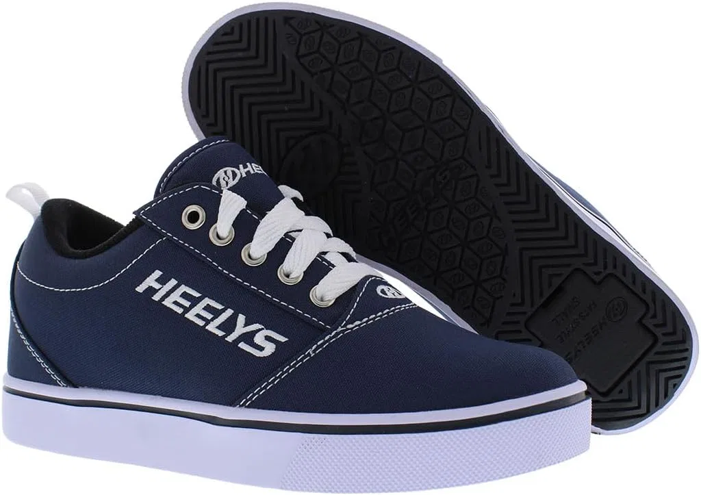 Детские роликовые кроссовки Heelys Pro 20 унисекс с колесиками, сине-белые — фото 4