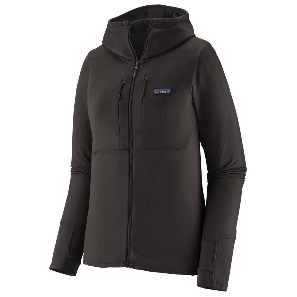 

Женская флисовая куртка с капюшоном r1 на молнии Patagonia, черный