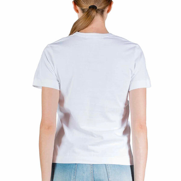 Футболка basic t-shirt red family heart 'white' Comme Des Garcons Play, белый — фото 4