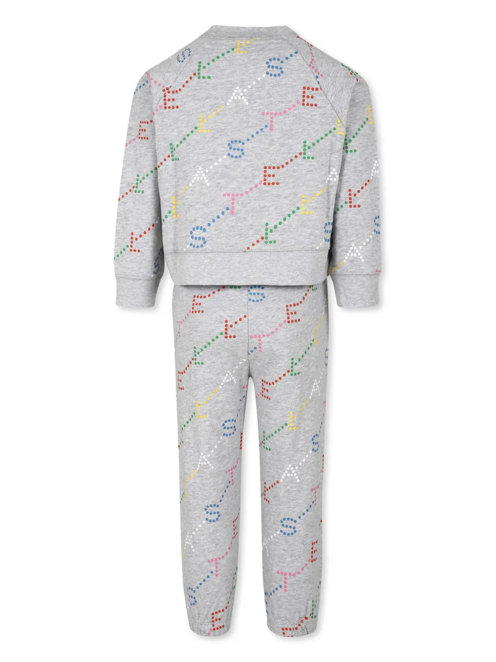Спортивный костюм с логотипом Stella McCartney Kids, серый — фото 2