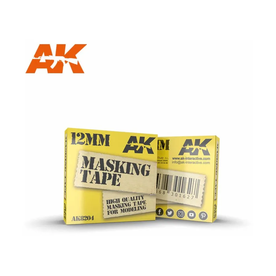 

Лента малярная 12мм, Supplies & Accessories (AK-Interactive)